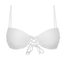Charger l'image dans la galerie, Product Front: Rio De Sol Haut Top Cotele-Branco Balconet-Pushup