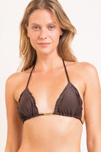 Charger l'image dans la galerie, Gallery: Rio De Sol Haut Top Shimmer-Coffee Frufru