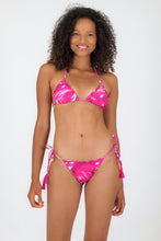 Charger l'image dans la galerie, Model Front: Rio De Sol Bas Bottom Pink-Palms Frufru