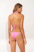 Charger l'image dans la galerie, Model Back: Rio De Sol Bas Bottom Crespinho-Rosa Cheeky-Tie