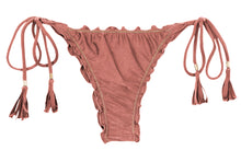 Charger l'image dans la galerie, Product Front: Rio De Sol Bas Bottom Shimmer-Copper Frufru-Fio