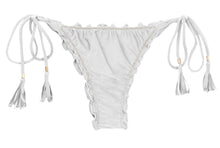 Charger l'image dans la galerie, Product Front: Rio De Sol Bas Bottom Shimmer-White Frufru-Fio