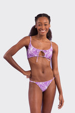 Charger l'image dans la galerie, Model Front: Rio De Sol Ensemble Set Trail-Purple Tank-Tie Ipanema