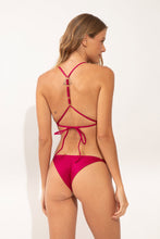 Charger l'image dans la galerie, Model Back: Rio De Sol Haut Top Shimmer-Desejo Tri-Fixo-Noa
