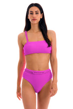 Charger l'image dans la galerie, Model Front: Rio De Sol Bas Bottom St-Tpz-Pink Hotpant-High
