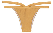 Charger l'image dans la galerie, Product Front: Rio De Sol Bas Calcinha Gold Triangulo
