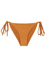 Charger l'image dans la galerie, Product Front: Rio De Sol Bas Bottom Shimmer-Nocciola Cheeky-Tie-Gold
