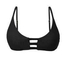Charger l'image dans la galerie, Product Front: Rio De Sol Haut Top Bora-Black Bra-Trio
