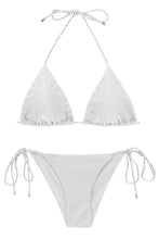 Charger l'image dans la galerie, Product Front: Rio De Sol Ensemble Set Shimmer-White Tri-Inv Cheeky-Tie
