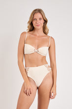 Charger l'image dans la galerie, Image 05: Rio De Sol Ensemble Set Malibu-Natural Bandeau-Iris High-Waist-Spin-Iris
