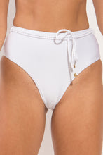 Charger l'image dans la galerie, Gallery: Rio De Sol Bas Bottom Shimmer-White Belted-High-Waist
