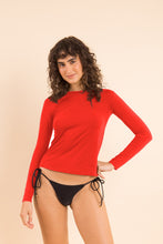 Charger l'image dans la galerie, Image 08: Rio De Sol Haut Rouge Rash-Guard
