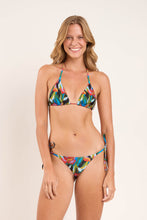 Charger l'image dans la galerie, Model Front: Rio De Sol Bas Bottom Flair Cheeky-Tie
