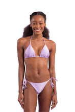 Charger l'image dans la galerie, Model Front: Rio De Sol Bas Bottom Shimmer-Harmonia Cheeky-Tie
