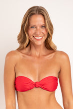 Charger l'image dans la galerie, Gallery: Rio De Sol Haut Top Microfibra-Chic-Red Bandeau-Joy
