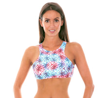 Charger l'image dans la galerie, Model Front: Rio De Sol Haut Soutien Tiejean Sporty
