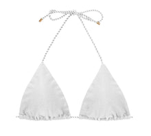 Charger l'image dans la galerie, Product Front: Rio De Sol Haut Top Shimmer-White Tri-Rope
