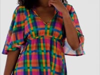 Charger et lire la vidéo dans la visionneuse de la Galerie, Video: Rio De Sol Mini Dress Tulip-Garden Mini Dress
