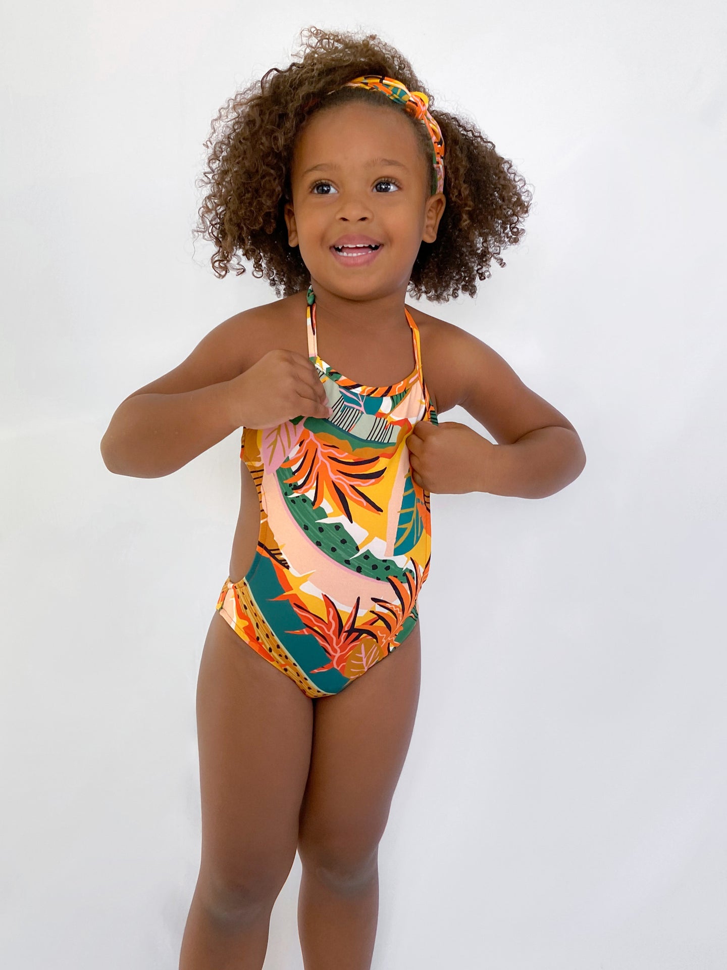 Model Front: Rio De Sol Une Pièce Fille Body El-Arco Kids