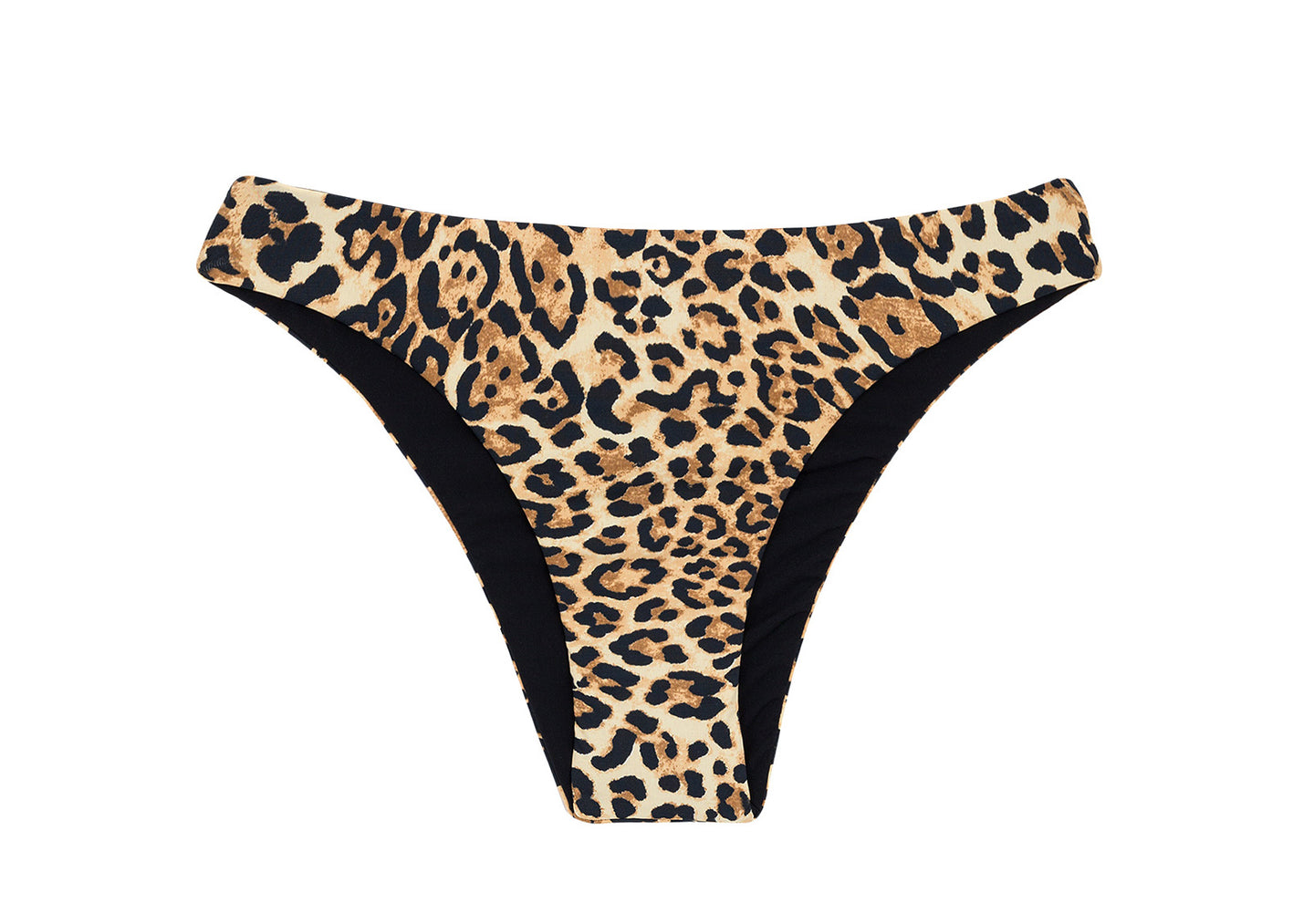 Product Front: Rio De Sol Bas Bottom Leopardo Black Babado