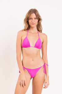 Model Front: Rio De Sol Bas Bottom Malibu-Rosa Cheeky-Tie