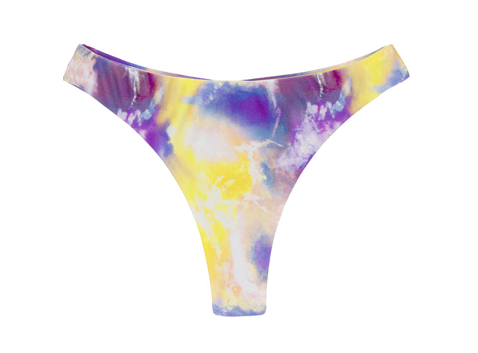 Product Front: Rio De Sol Bas Bottom Tiedye-Purple Fio