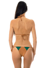 Charger l&#39;image dans la galerie, Model Back: Rio De Sol Bas Calcinha Copper Green
