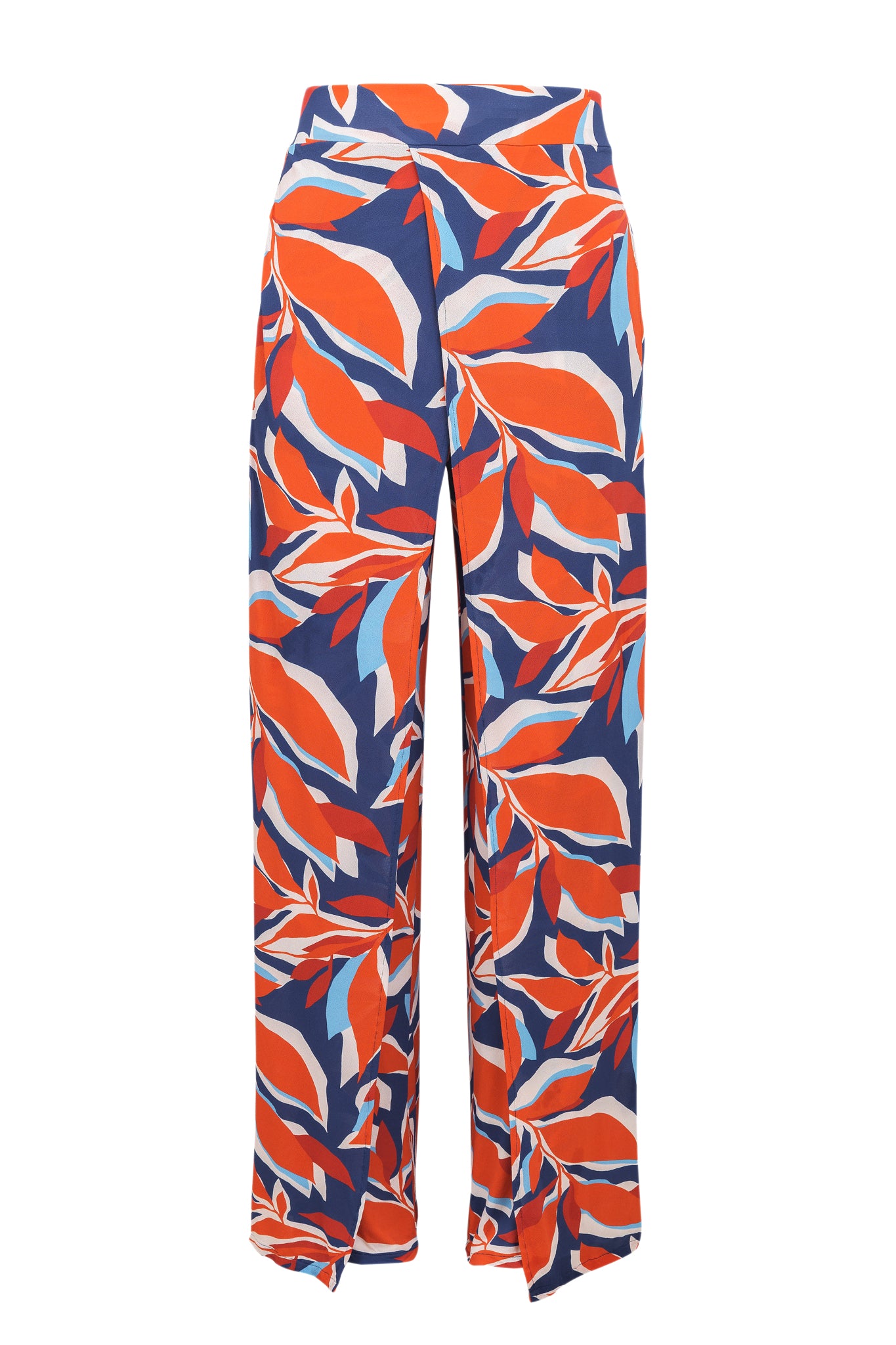 Product Front: Rio De Sol Pantalon De Plage Leaves Wide Pants