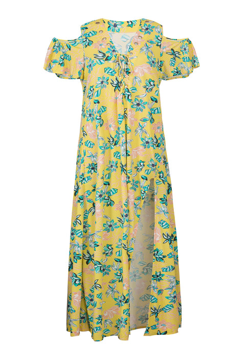 Product Front: Rio De Sol Mini Dress Saida Long Florescer