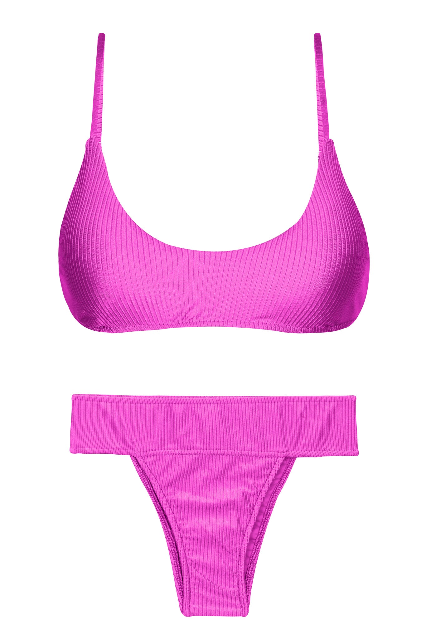 Product Front: Rio De Sol Ensemble Set Eden-Pink Bralette Rio-Cos