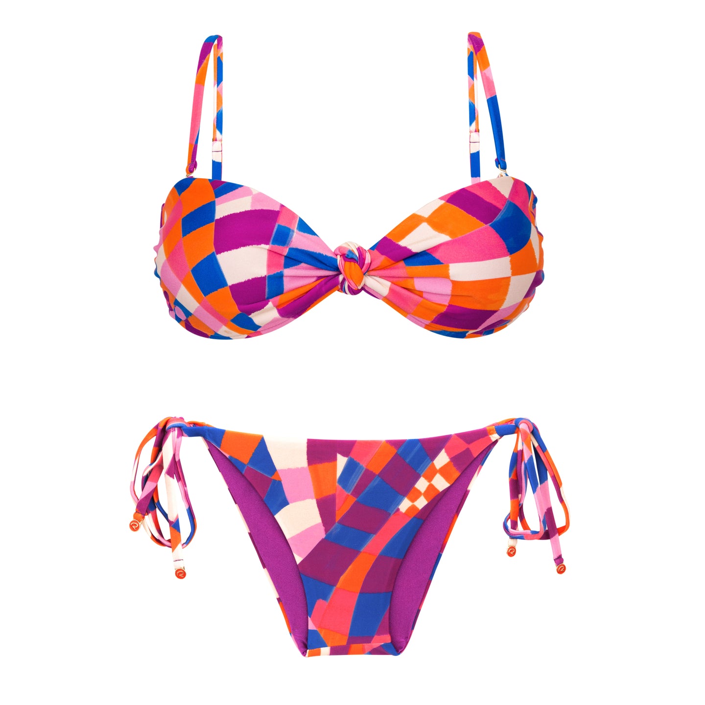 Product Front: Rio De Sol Ensemble Set Funny Bandeau-Joy Lacinho