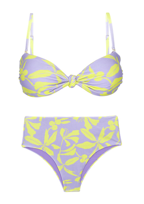 Product Front: Rio De Sol Ensemble Set Glow Bandeau-Joy Hotpants