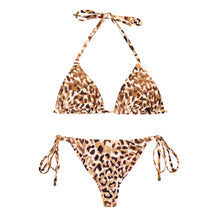 Charger l&#39;image dans la galerie, Product Front: Rio De Sol Ensemble Set Leopard Tri-Inv Cheeky-Tie
