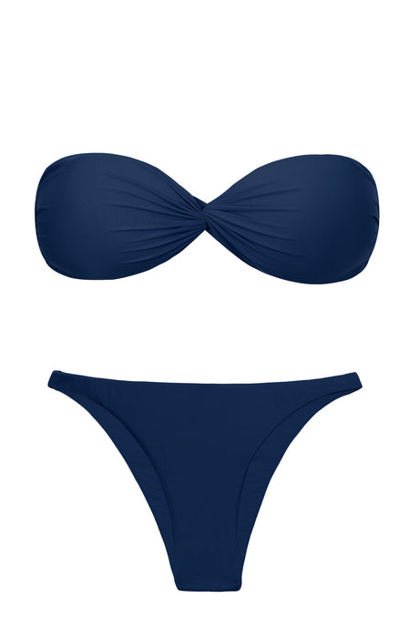 Product Front: Rio De Sol Ensemble Set Navy Twist Leblon
