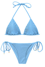 Charger l&#39;image dans la galerie, Product Front: Rio De Sol Ensemble Set Shimmer-Baltic-Sea Tri-Inv Cheeky-Tie
