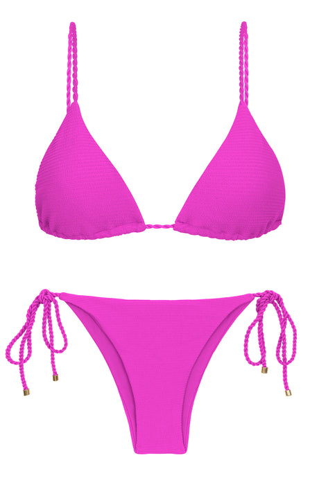 Product Front: Rio De Sol Ensemble Set St-Tpz-Pink Tri-Inv Ibiza