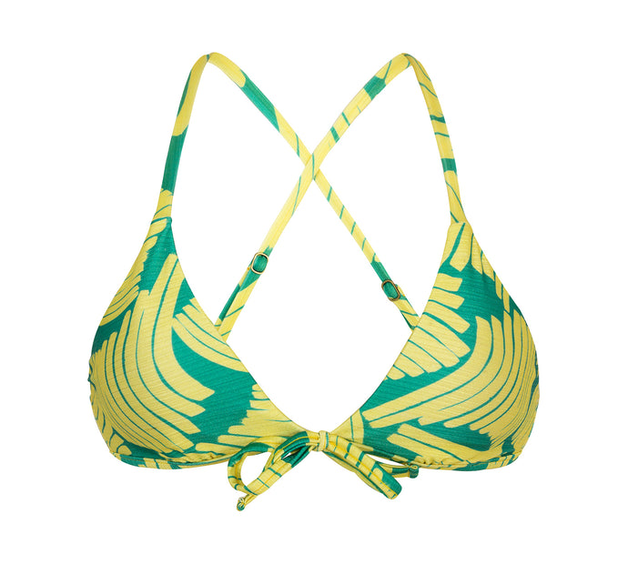 Product Front: Rio De Sol Haut Top Banana Yellow Micro