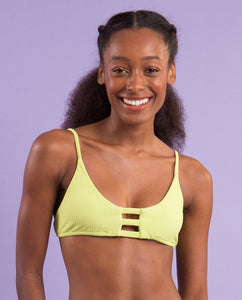 Image 10: Rio De Sol Haut Top Bora-Citrus Bra-Trio