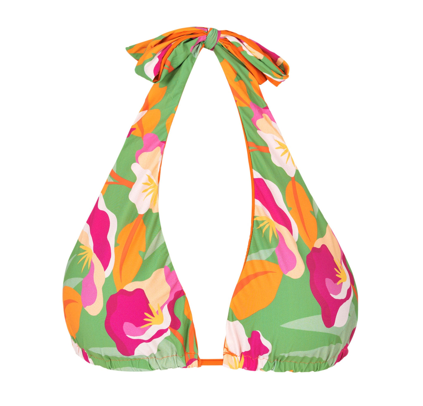 Product Front: Rio De Sol Haut Top Green-Bloom Halter-Double