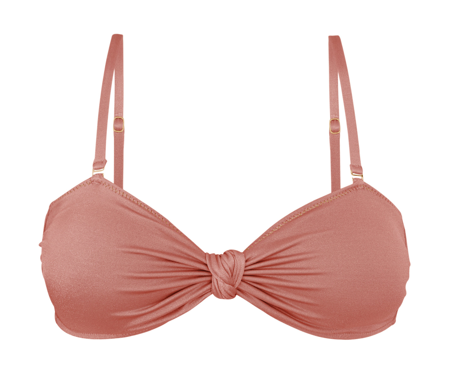 Product Front: Rio De Sol Haut Top Shimmer-Copper Bandeau-Joy