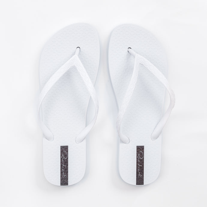 Product Front: Rio De Sol Tongs White Slim