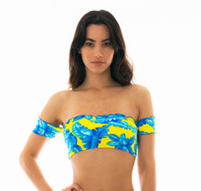 Charger l&#39;image dans la galerie, Top Palmeira Azul Off Shoulder
