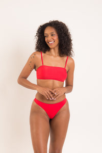 Top Rouge Bandeau-Reto