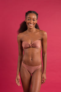 Top Shimmer-Copper Bandeau-Joy